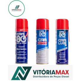 Kit Car 80 Limpa Contato Descarbonizante E Desengripante